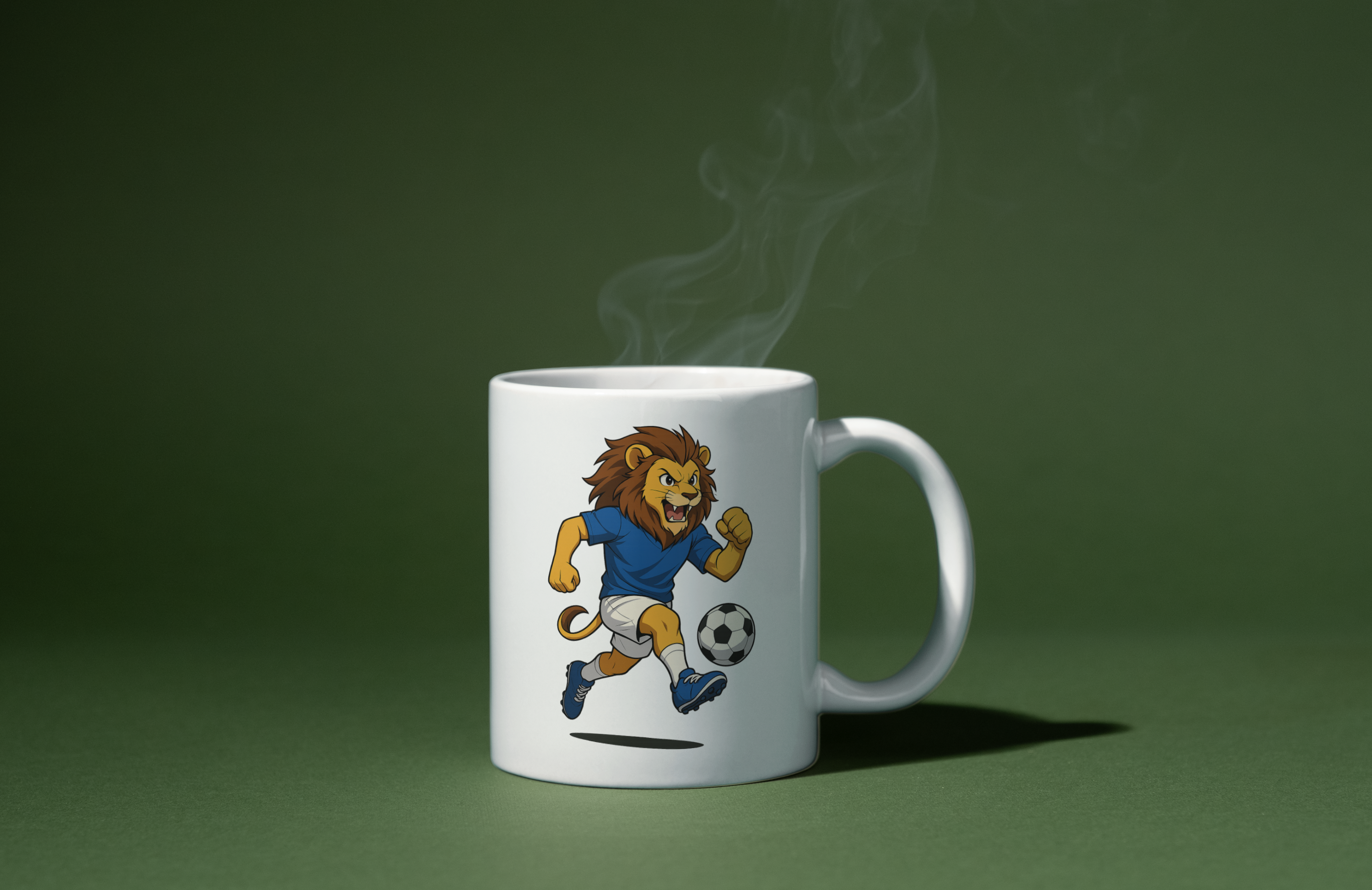 Mug Lion – Édition Sport – Courage et Victoire