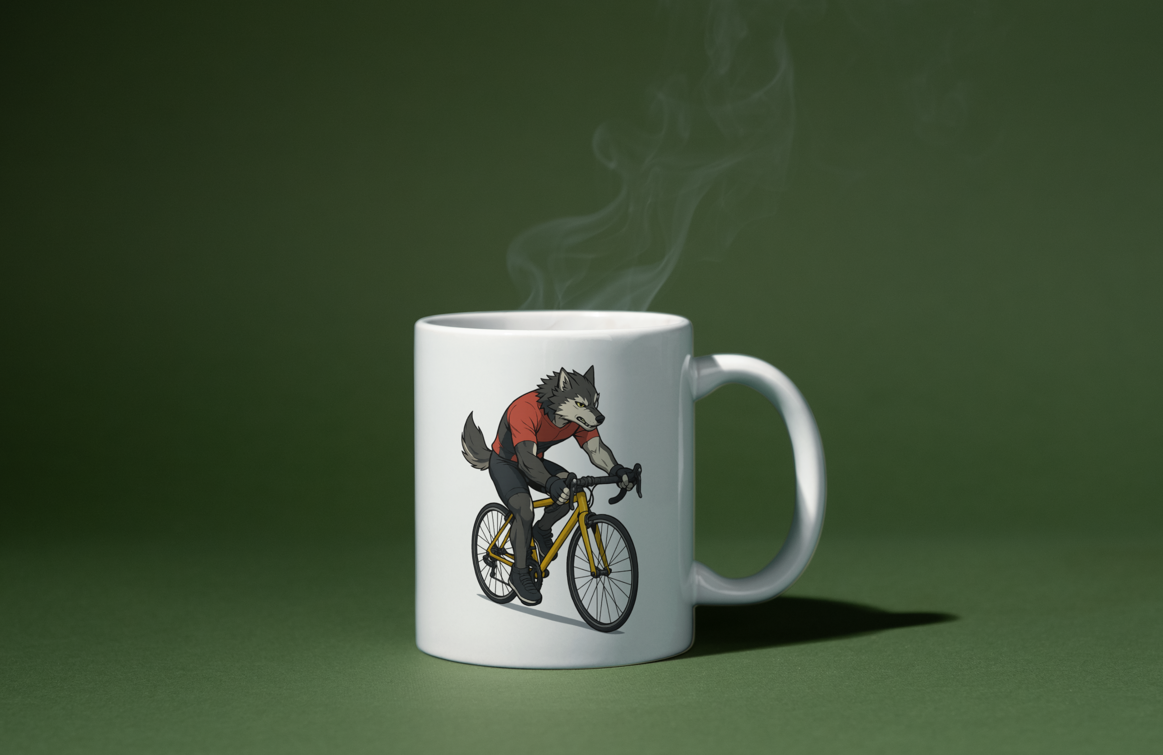 Mug Loup – Édition Sport – Endurance et Victoire