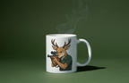 Mug Cerf – Édition Sport – Précision et Calme