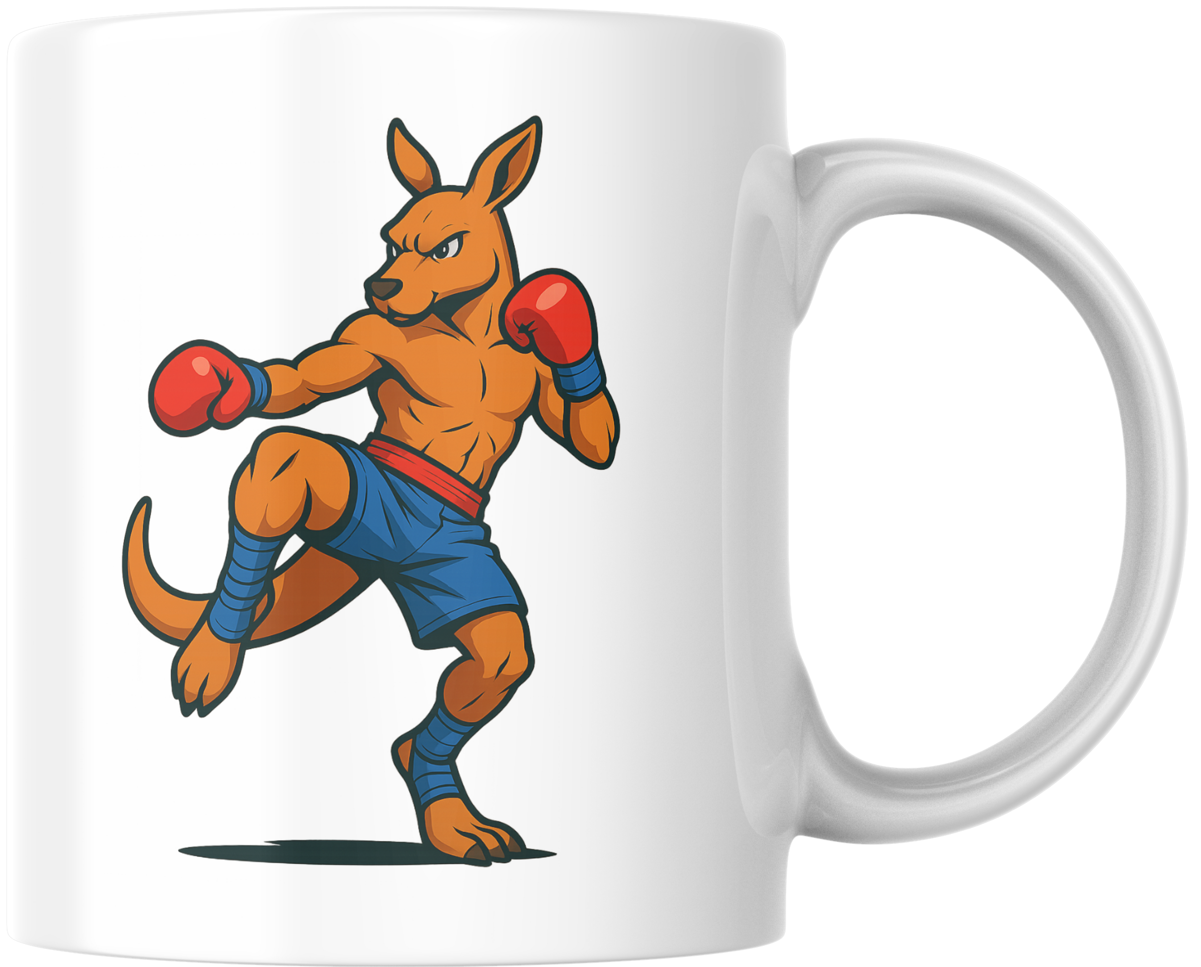 Mug Kangourou – Édition Sport – Esprit Combatif