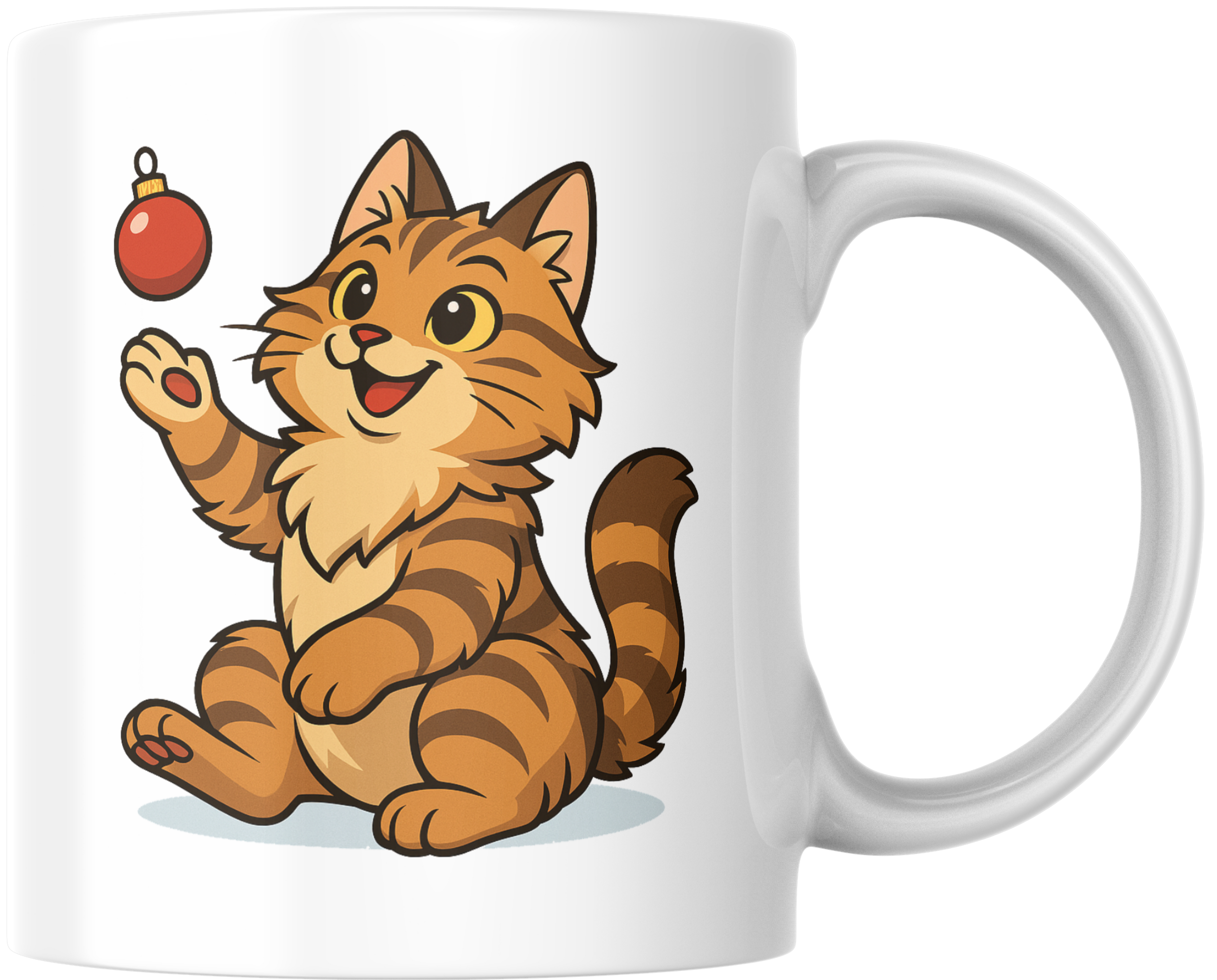 Mug édition Noël et Nouvel An - Chat joueur