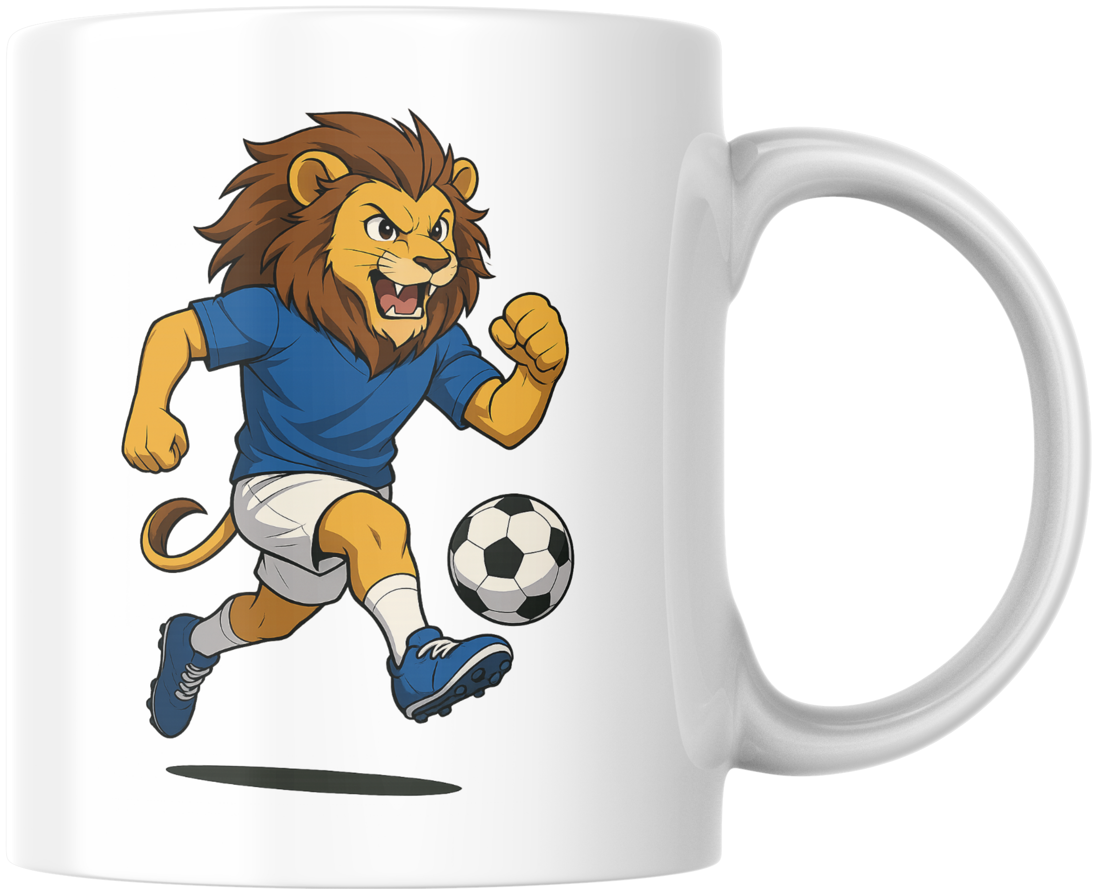 Mug Lion – Édition Sport – Courage et Victoire