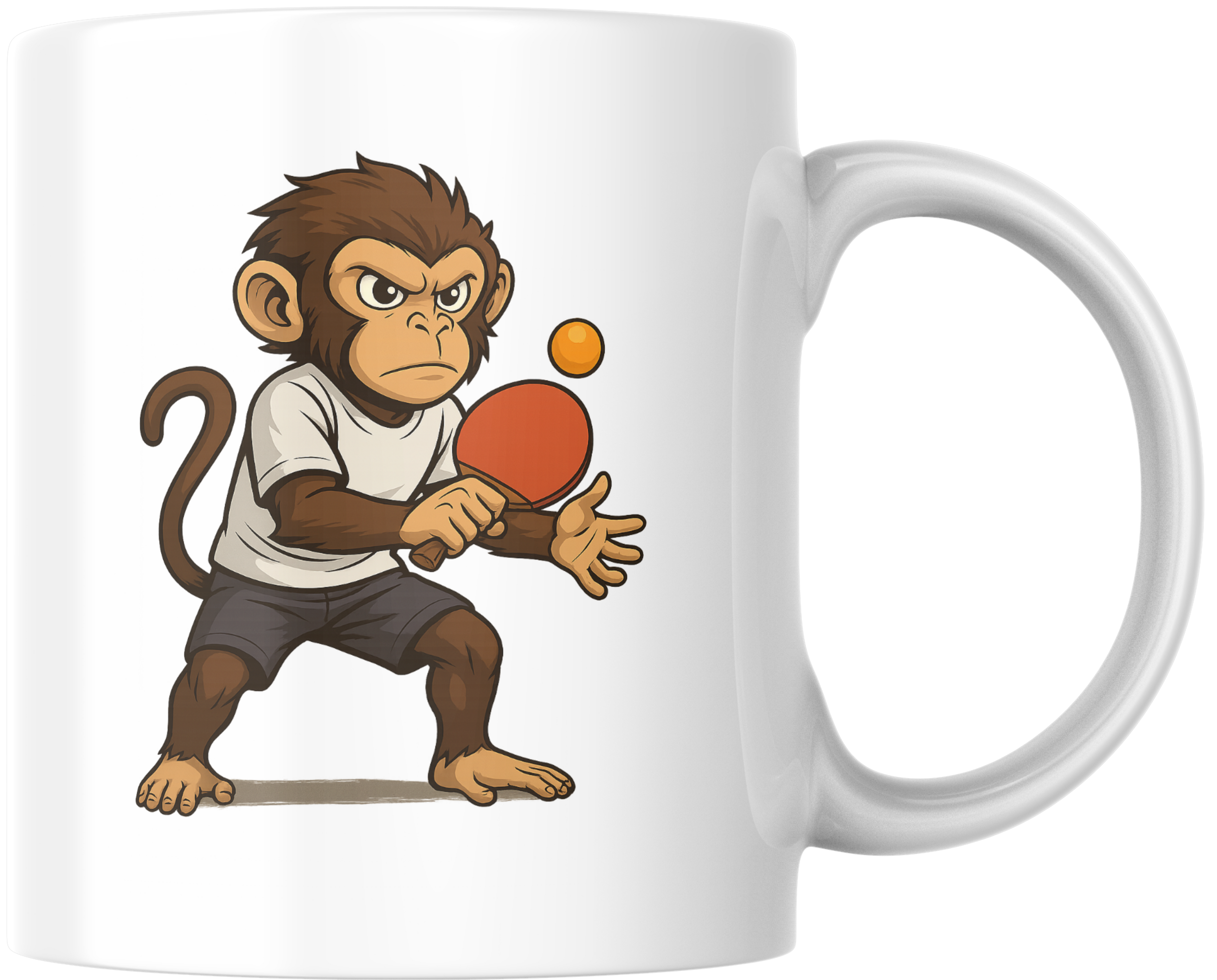 Mug Singe – Édition Sport – Réflexe et Précision