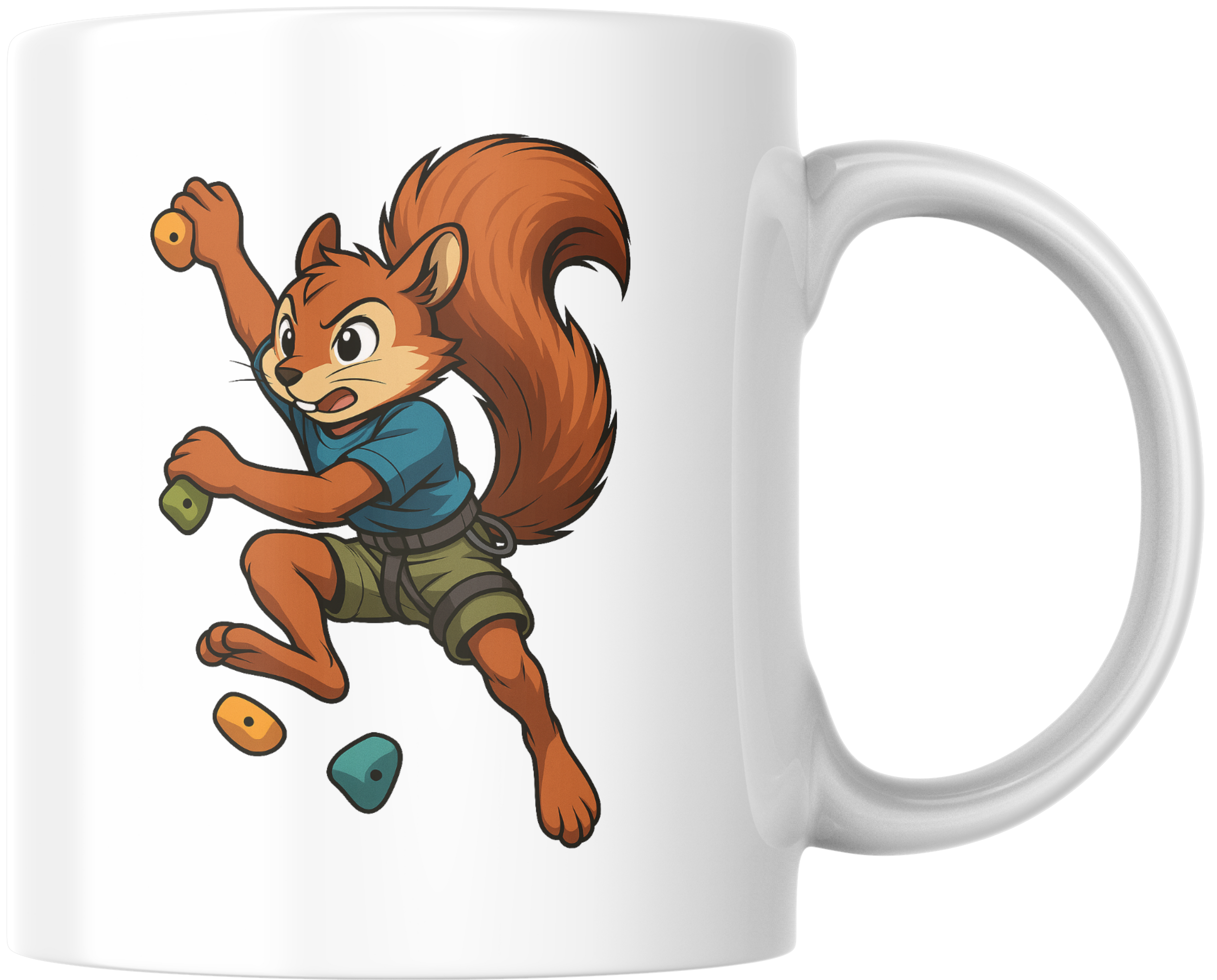 Mug Écureuil – Édition Sport – Agilité et Courage