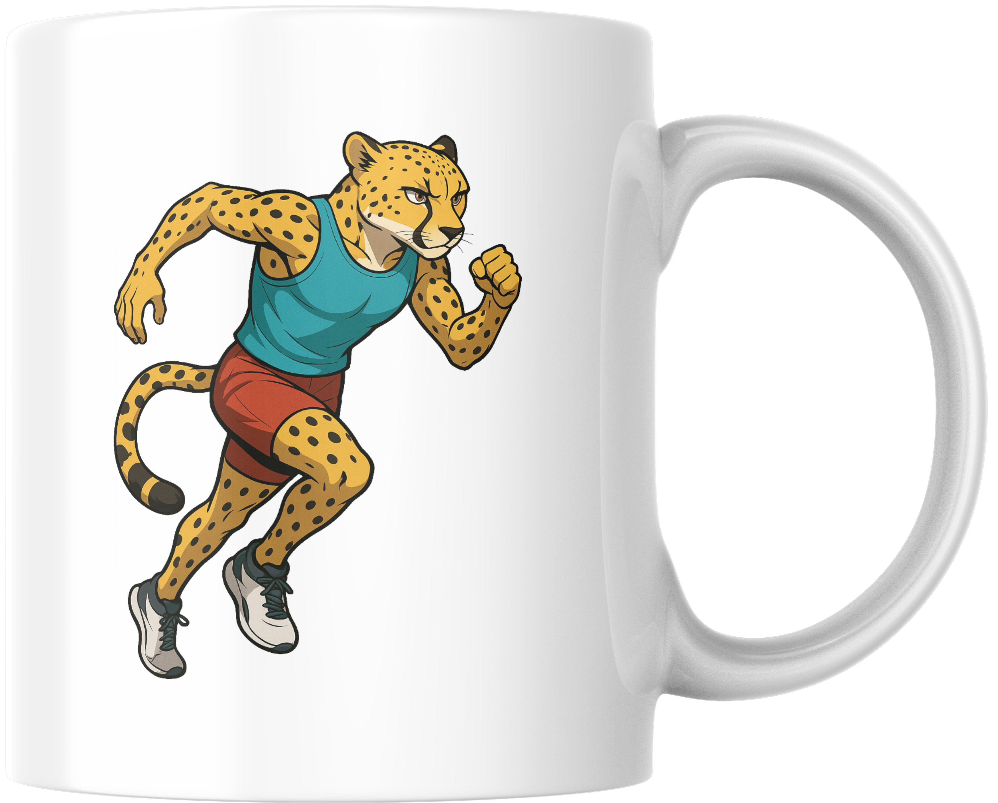 Mug Guépard – Édition Sport – Vitesse et Détermination