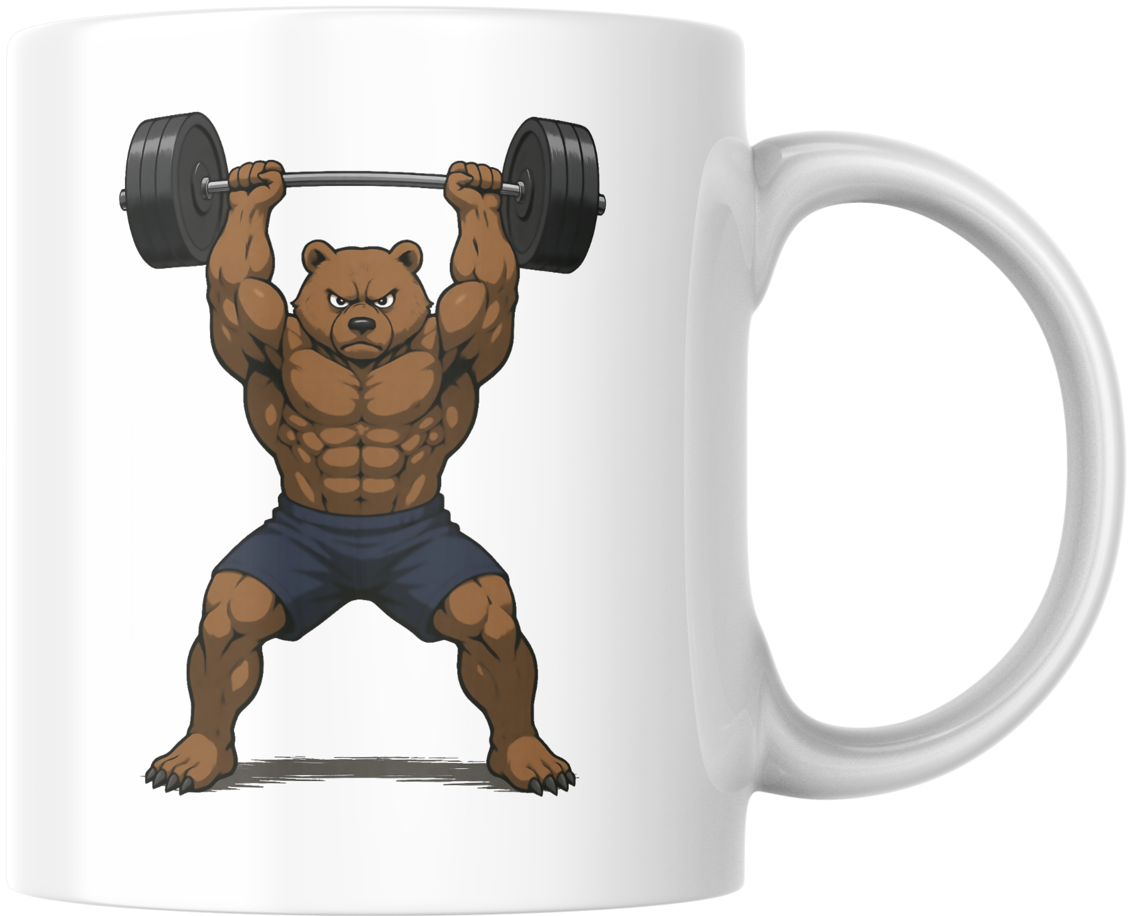 Mug Ours – Édition Sport – Force et Détermination