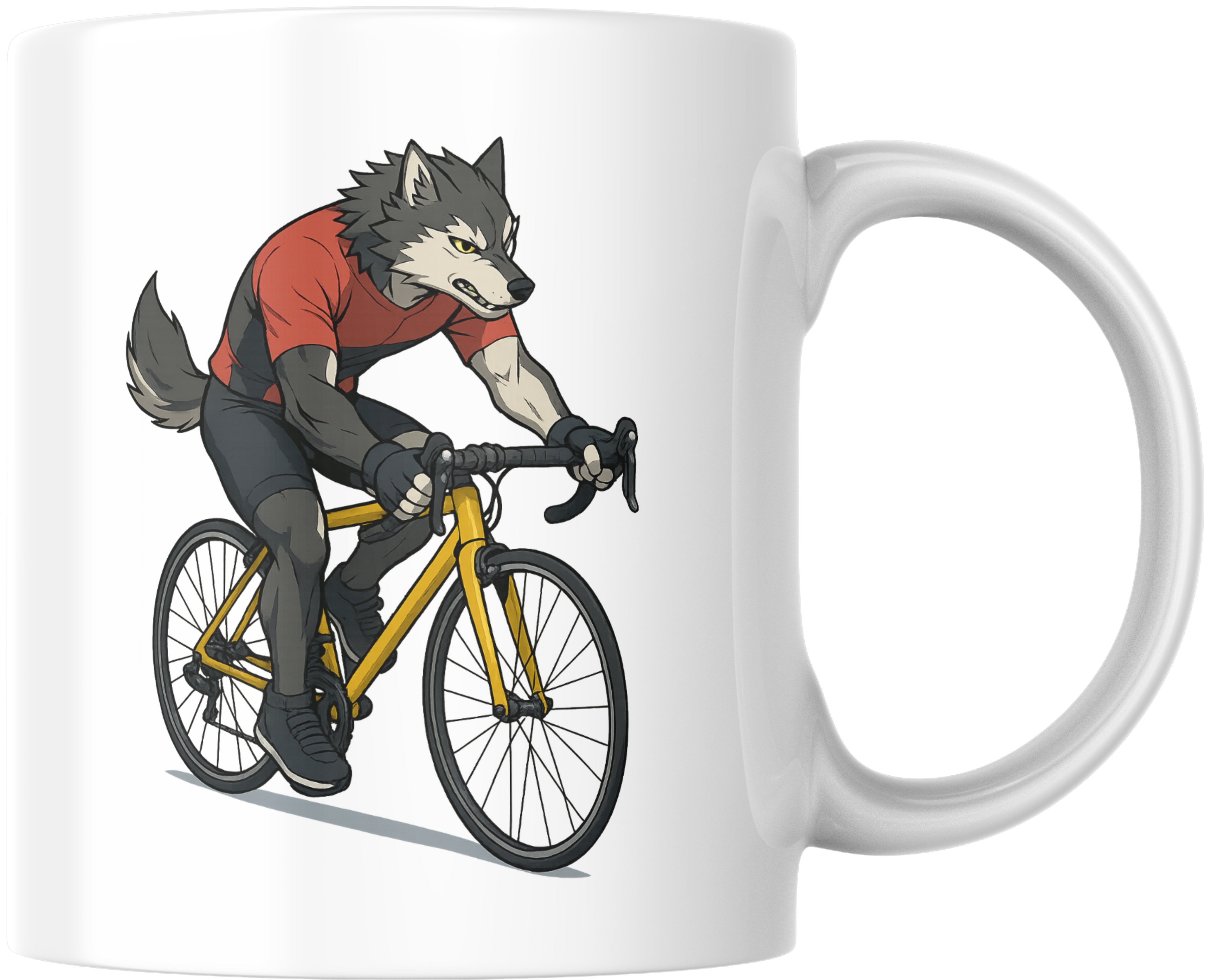 Mug Loup – Édition Sport – Endurance et Victoire