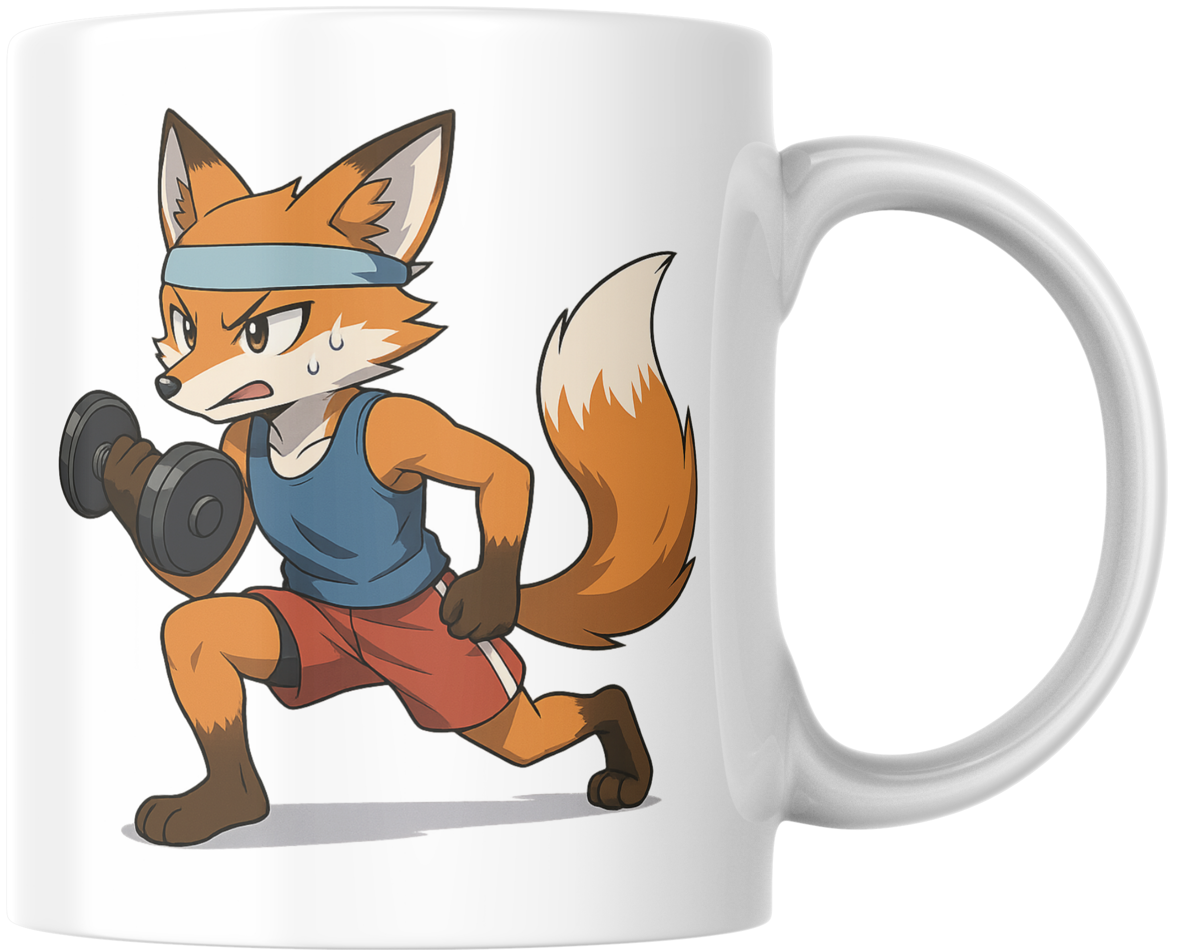 Mug Renard – Édition Sport – Ruse et Détermination
