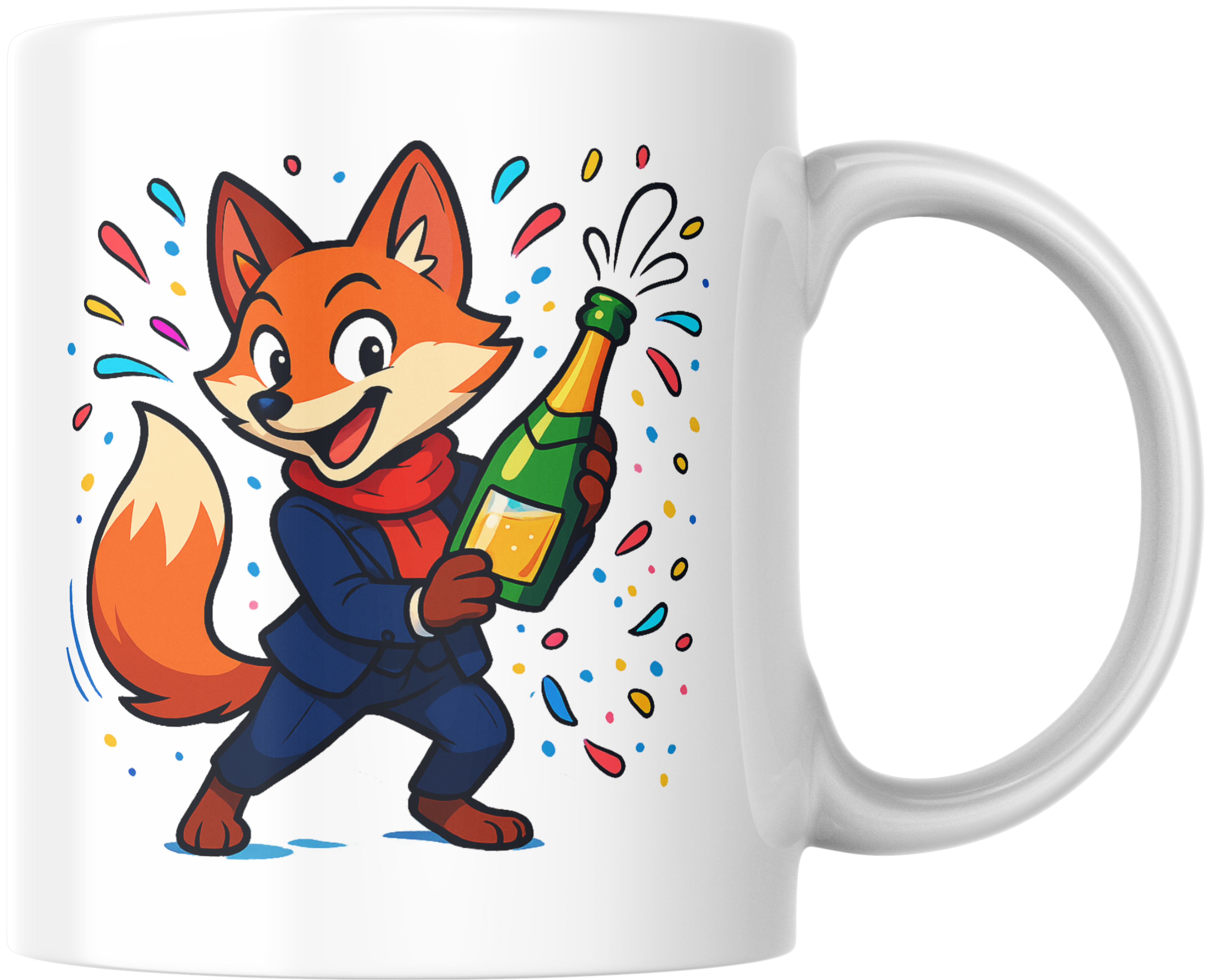 Mug édition Noël et Nouvel An - Renard festif