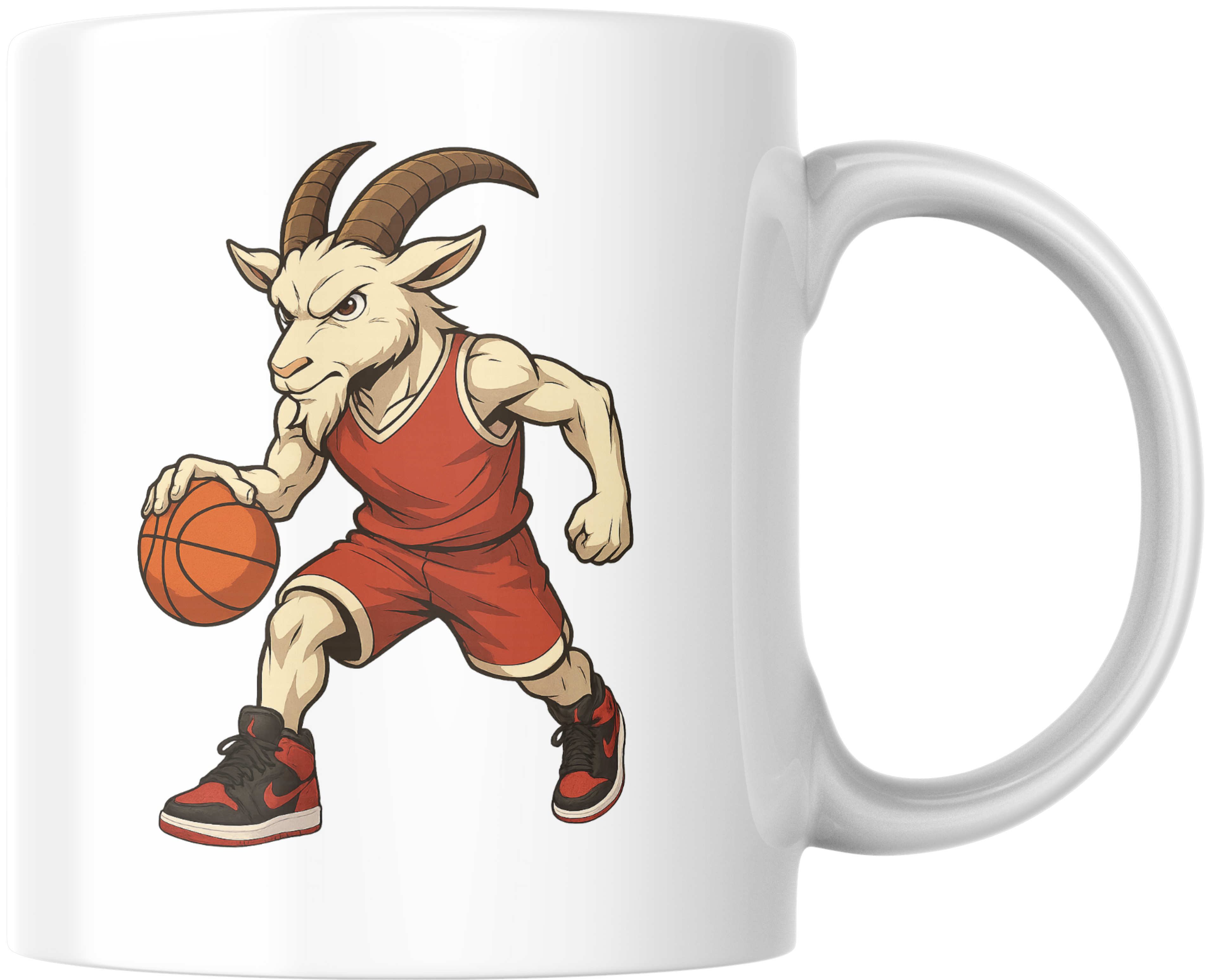 Mug Chèvre – Édition Sport – The Real G.O.A.T.
