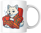 Mug édition Noël et Nouvel An - Renard polaire cocooning