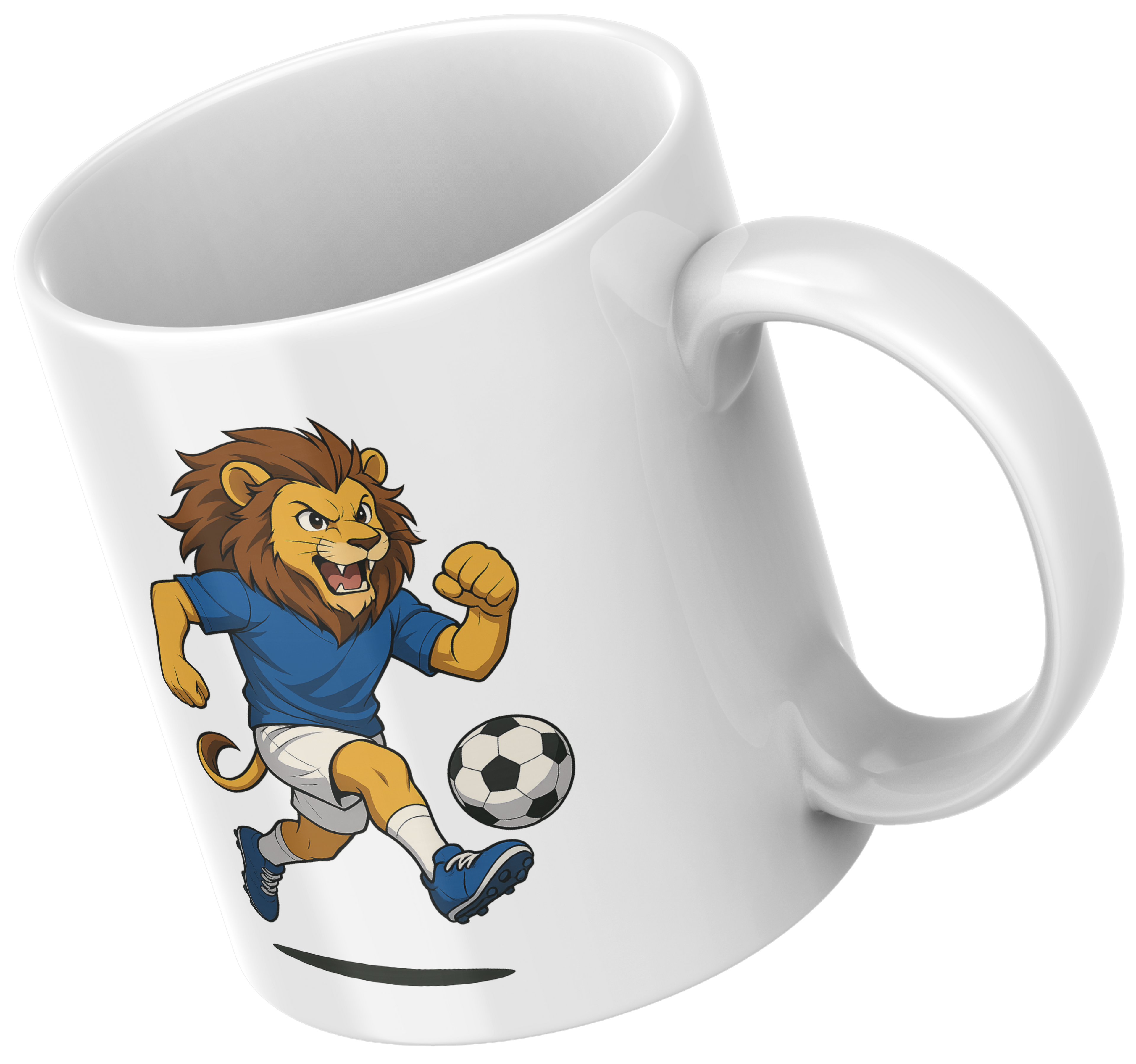 Mug Lion – Édition Sport – Courage et Victoire