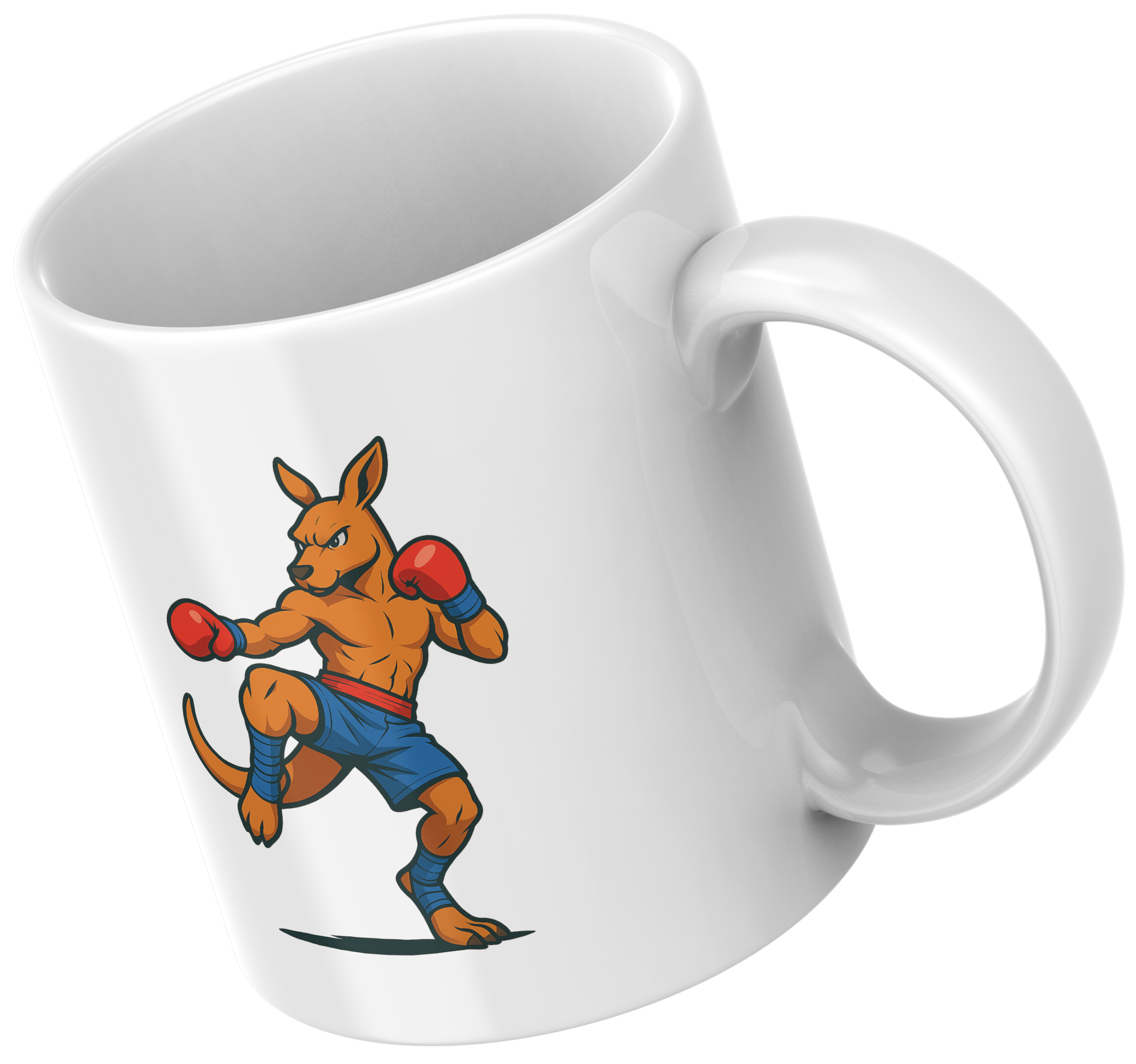 Mug Kangourou – Édition Sport – Esprit Combatif