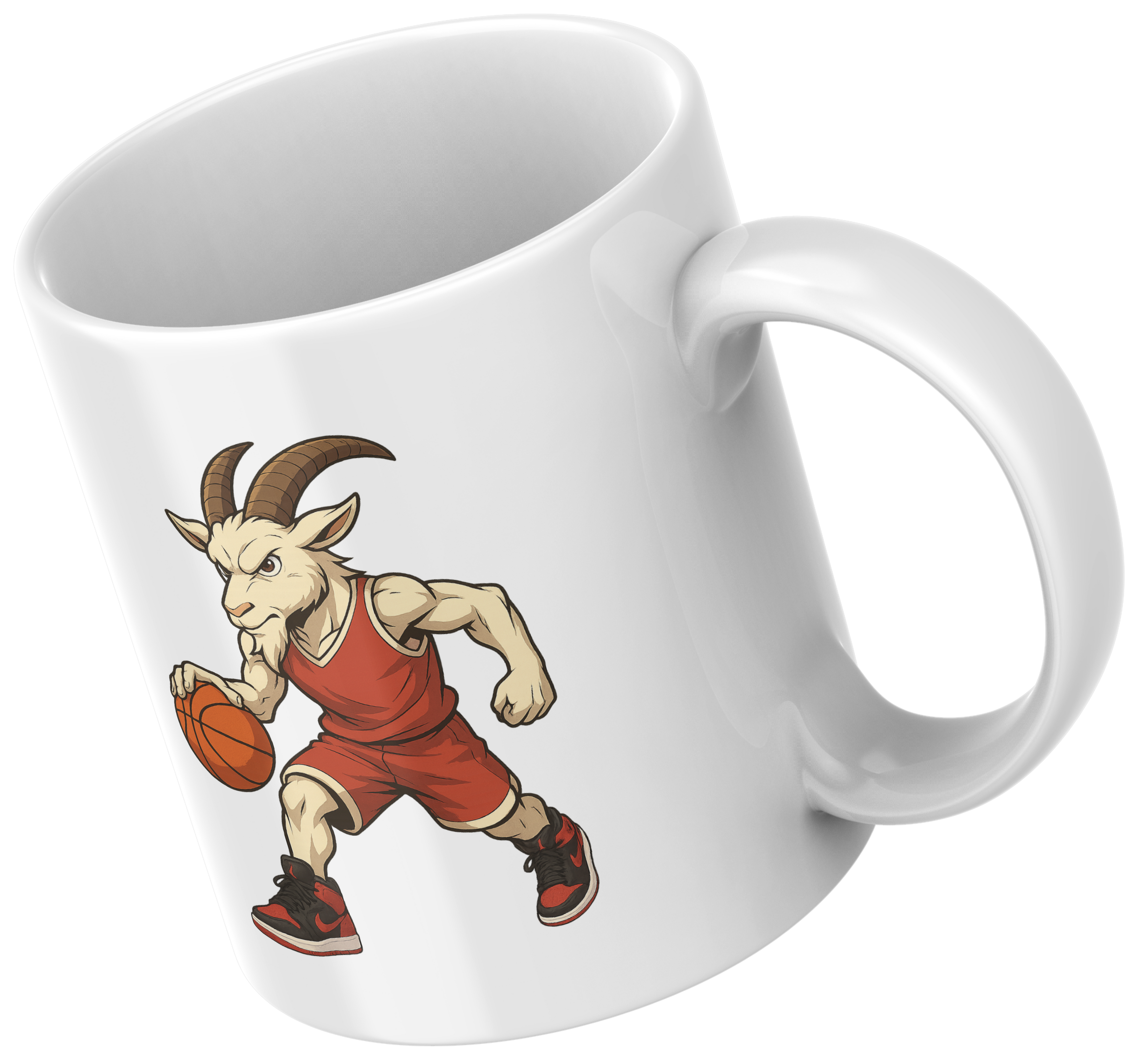 Mug Chèvre – Édition Sport – The Real G.O.A.T.