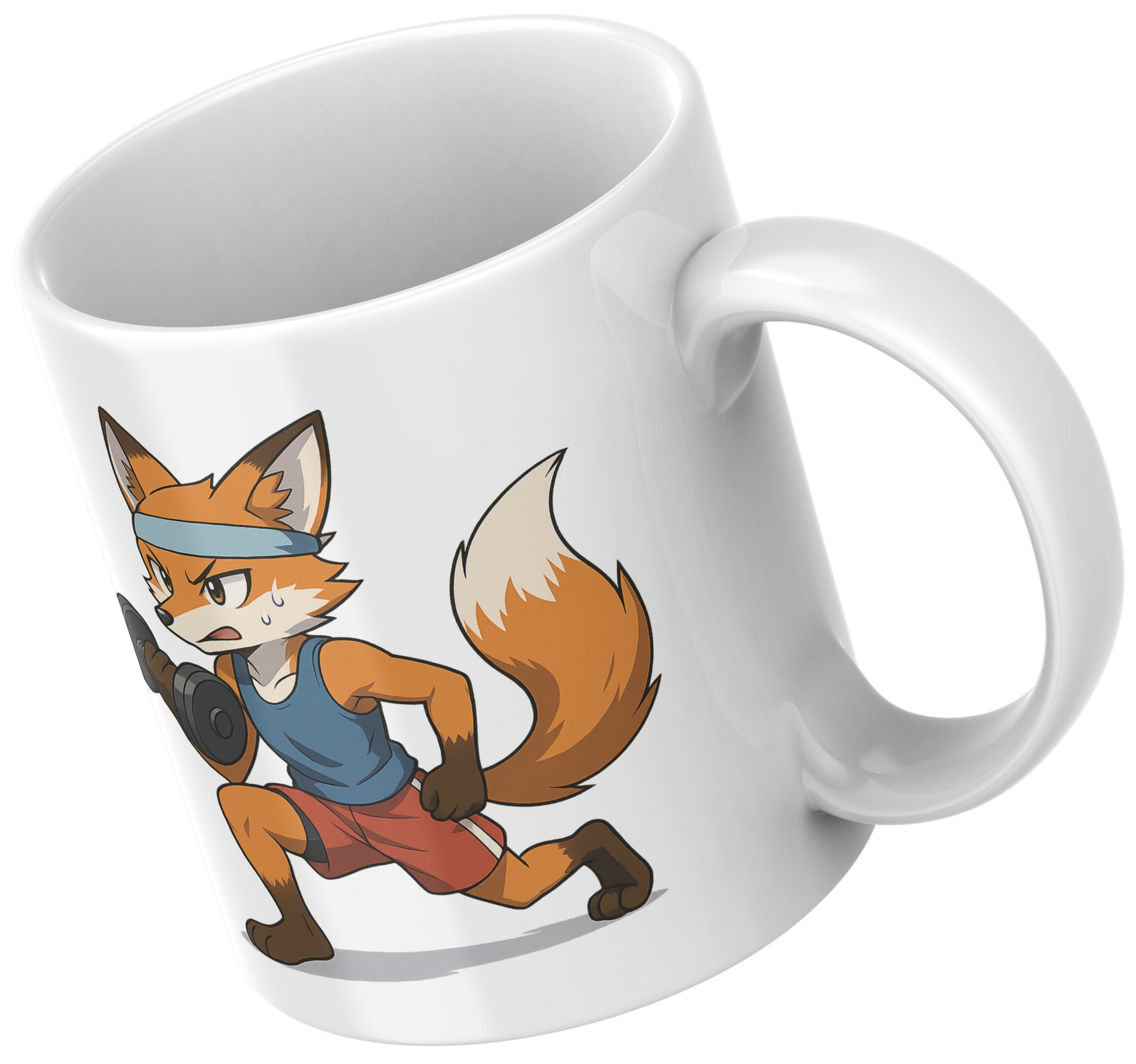 Mug Renard – Édition Sport – Ruse et Détermination