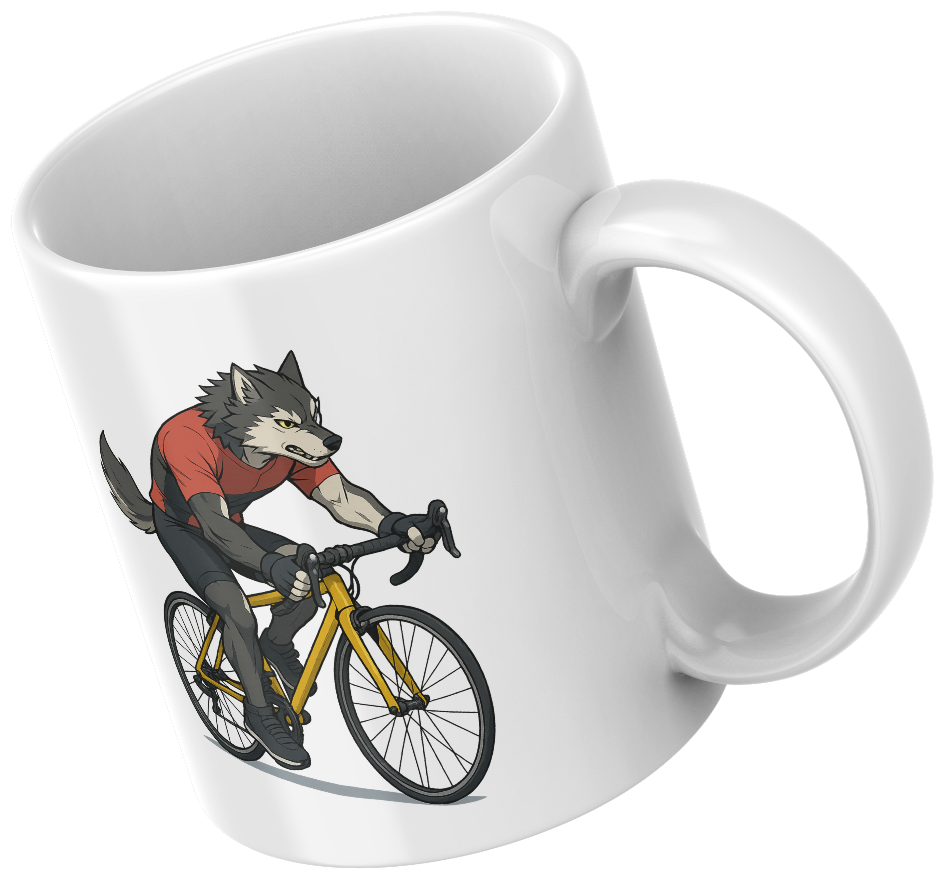 Mug Loup – Édition Sport – Endurance et Victoire