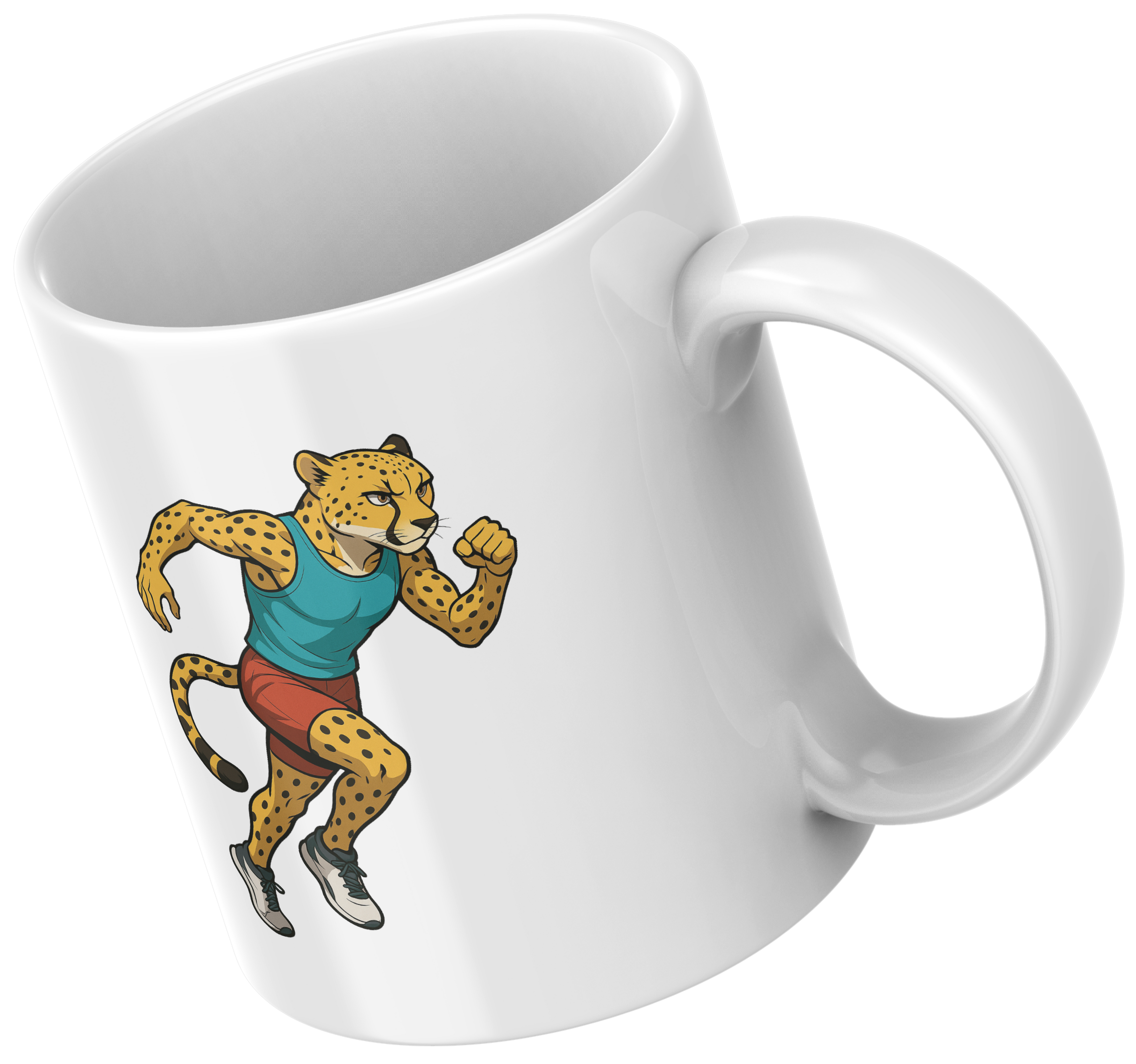 Mug Guépard – Édition Sport – Vitesse et Détermination