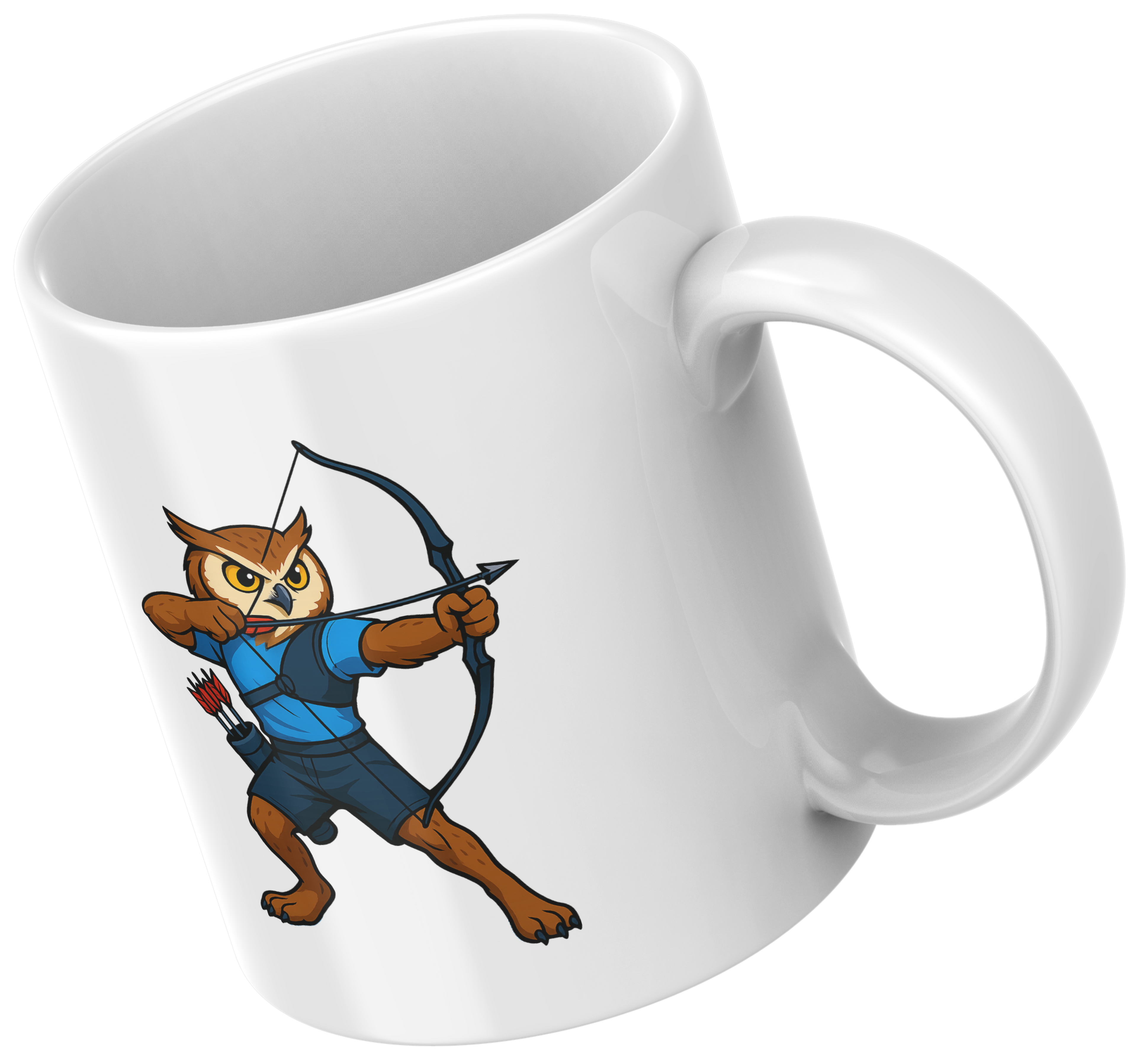 Mug Chouette – Édition Sport – Calme et Précision