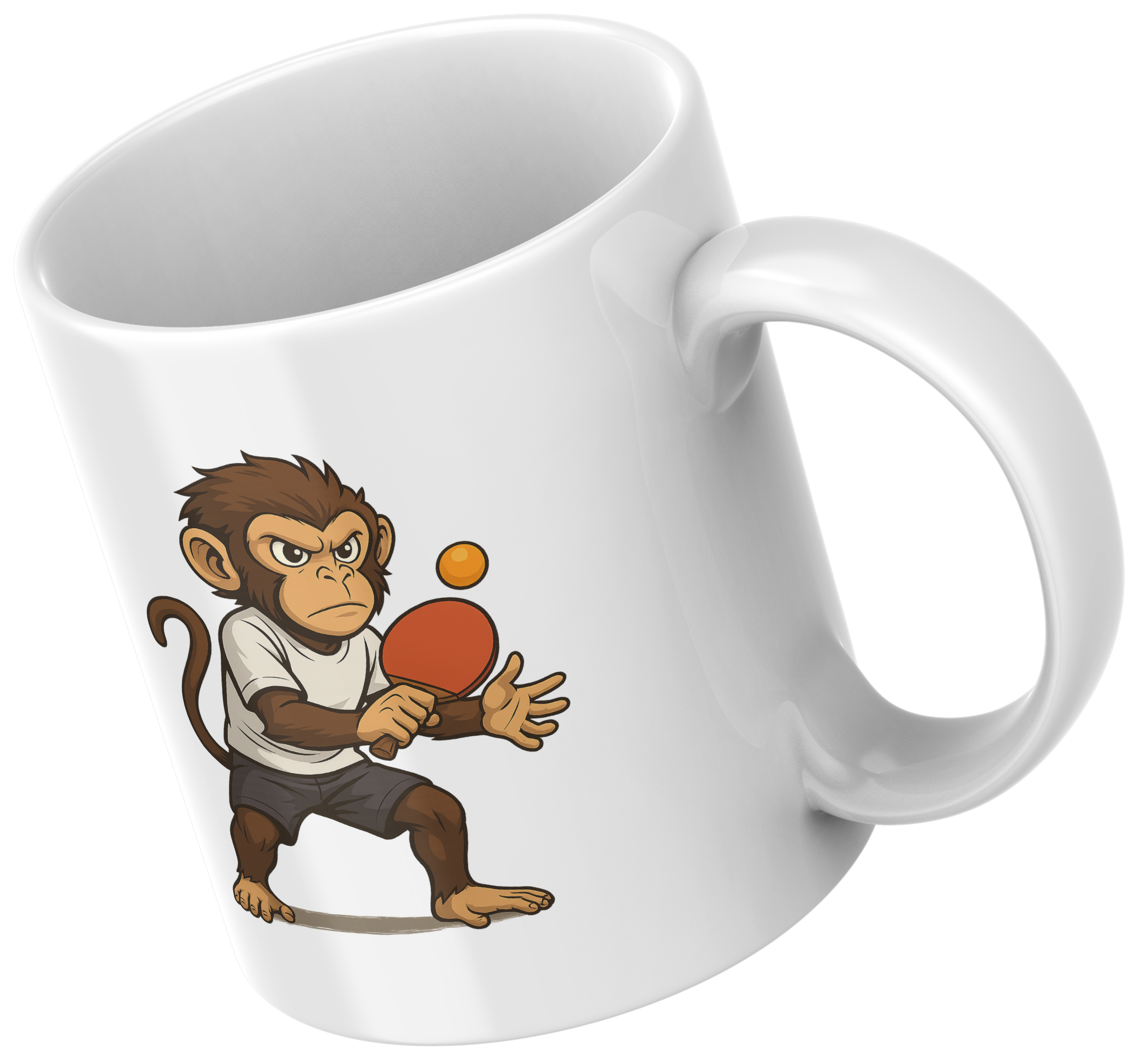 Mug Singe – Édition Sport – Réflexe et Précision