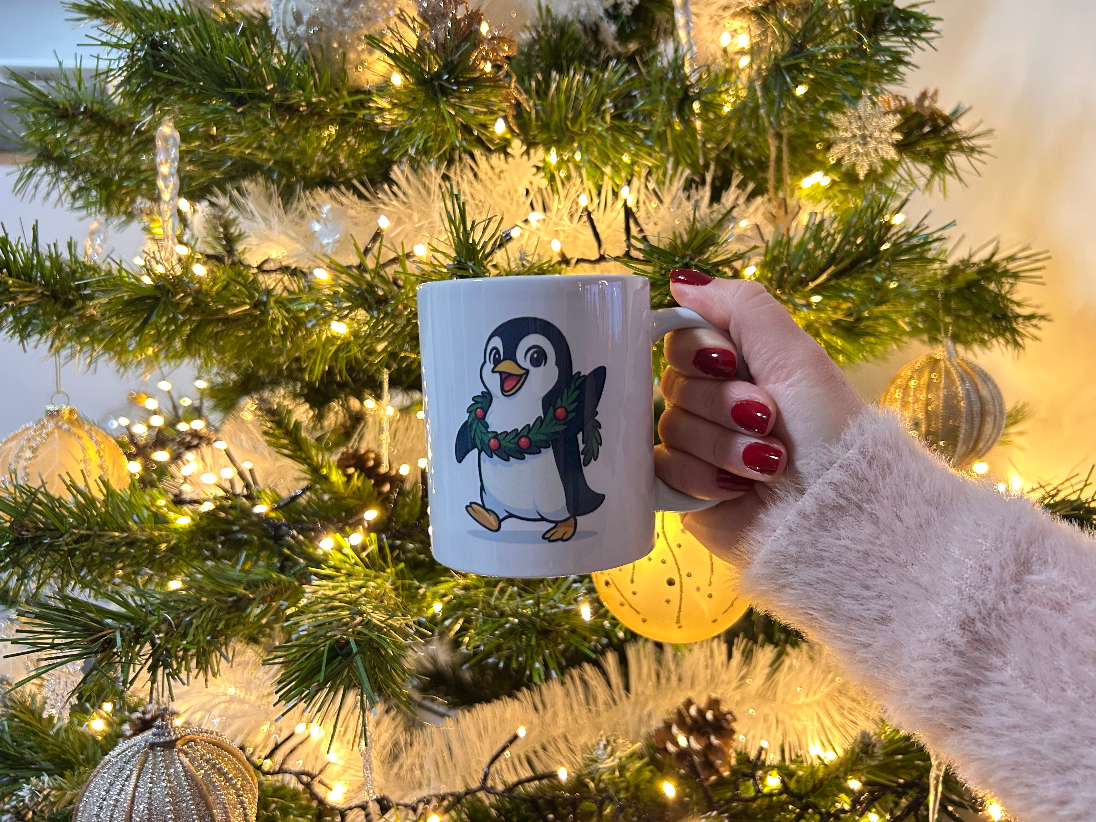 Mug édition Noël et Nouvel An - Pingouin
