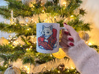 Mug édition Noël et Nouvel An - Renard polaire cocooning