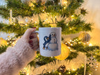 Mug édition Noël et Nouvel An - Pingouin et bonhomme de neige