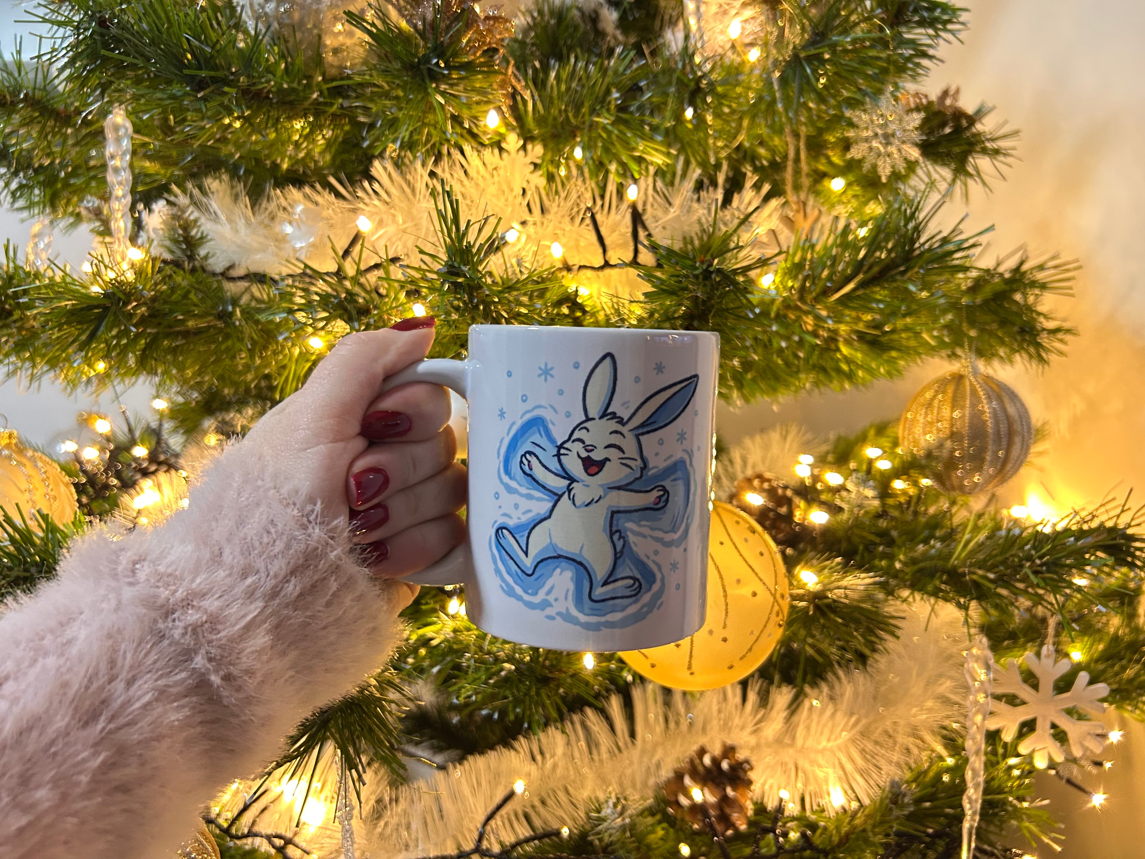 Mug édition Noël et Nouvel An - Lièvre arctique