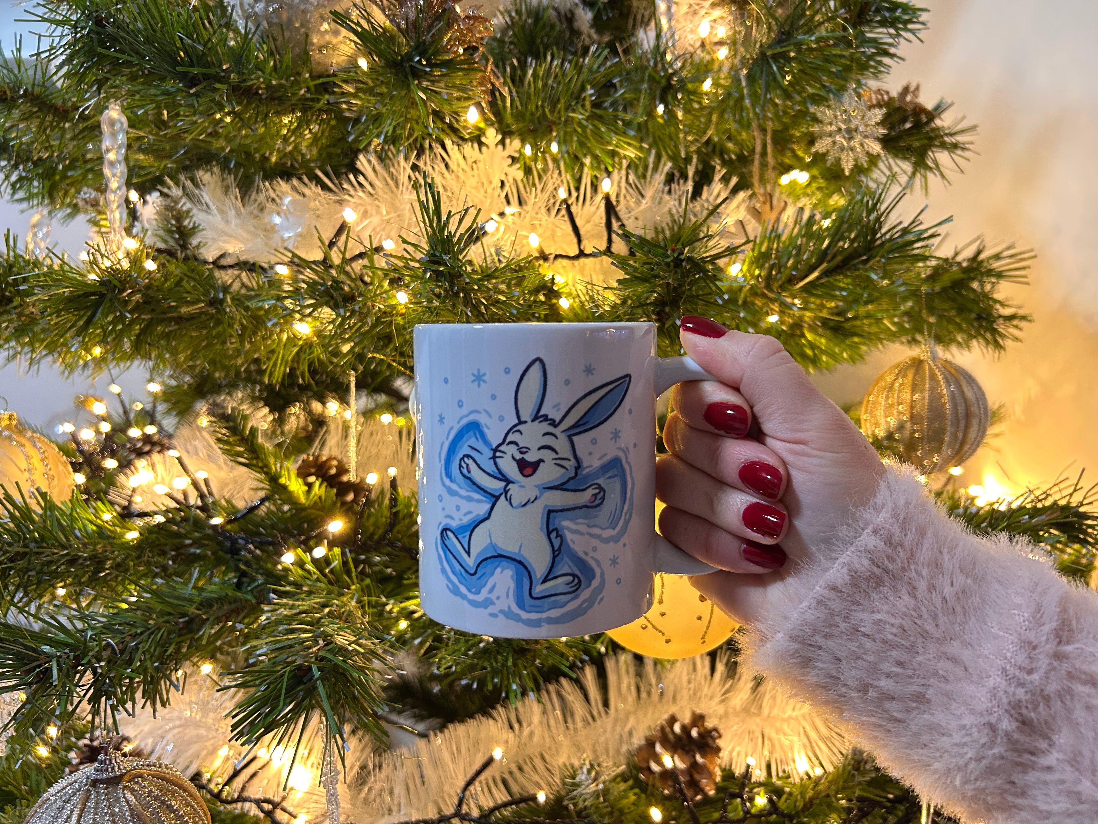 Mug édition Noël et Nouvel An - Lièvre arctique