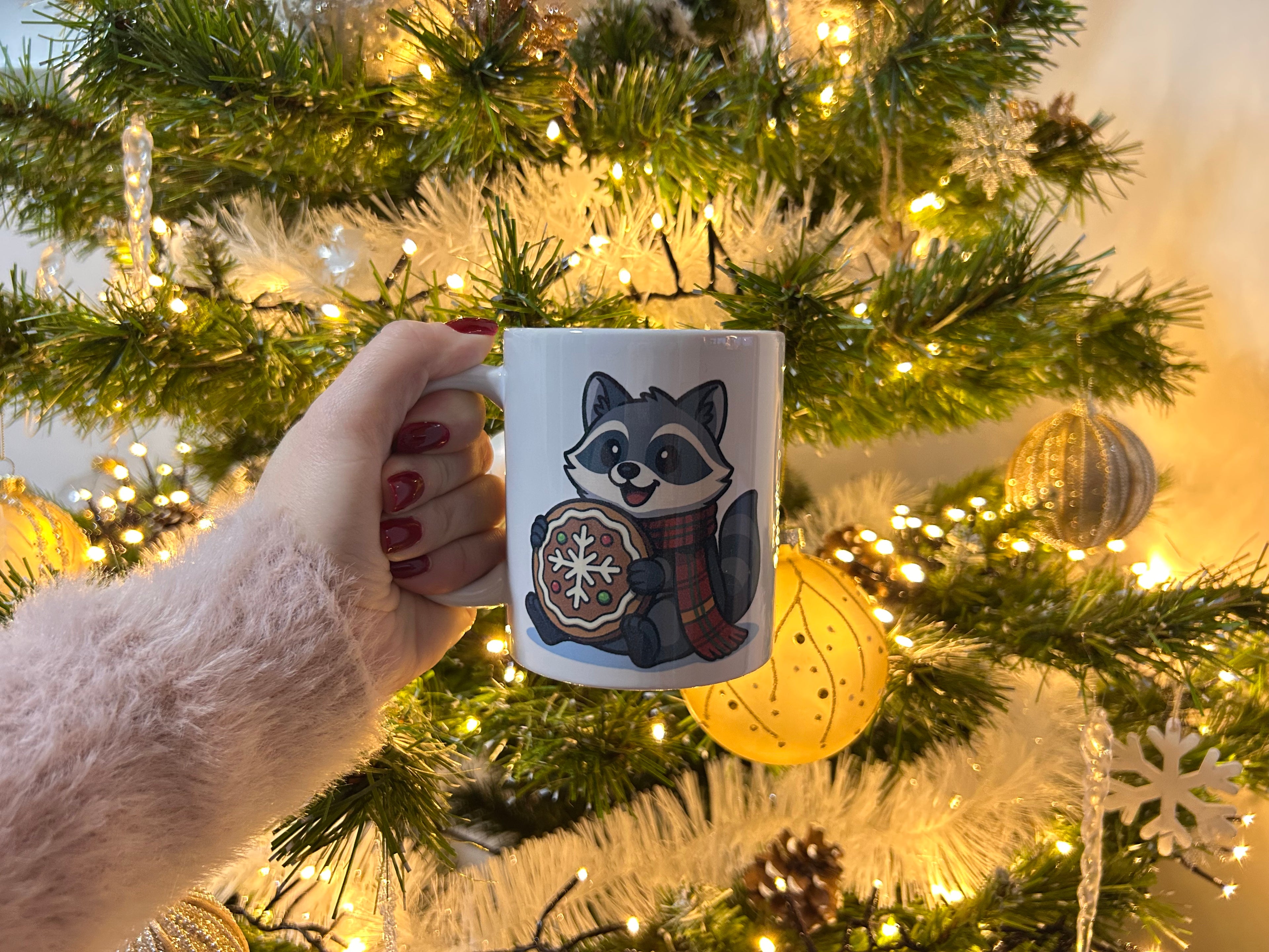 Mug édition Noël et Nouvel An - Raton laveur