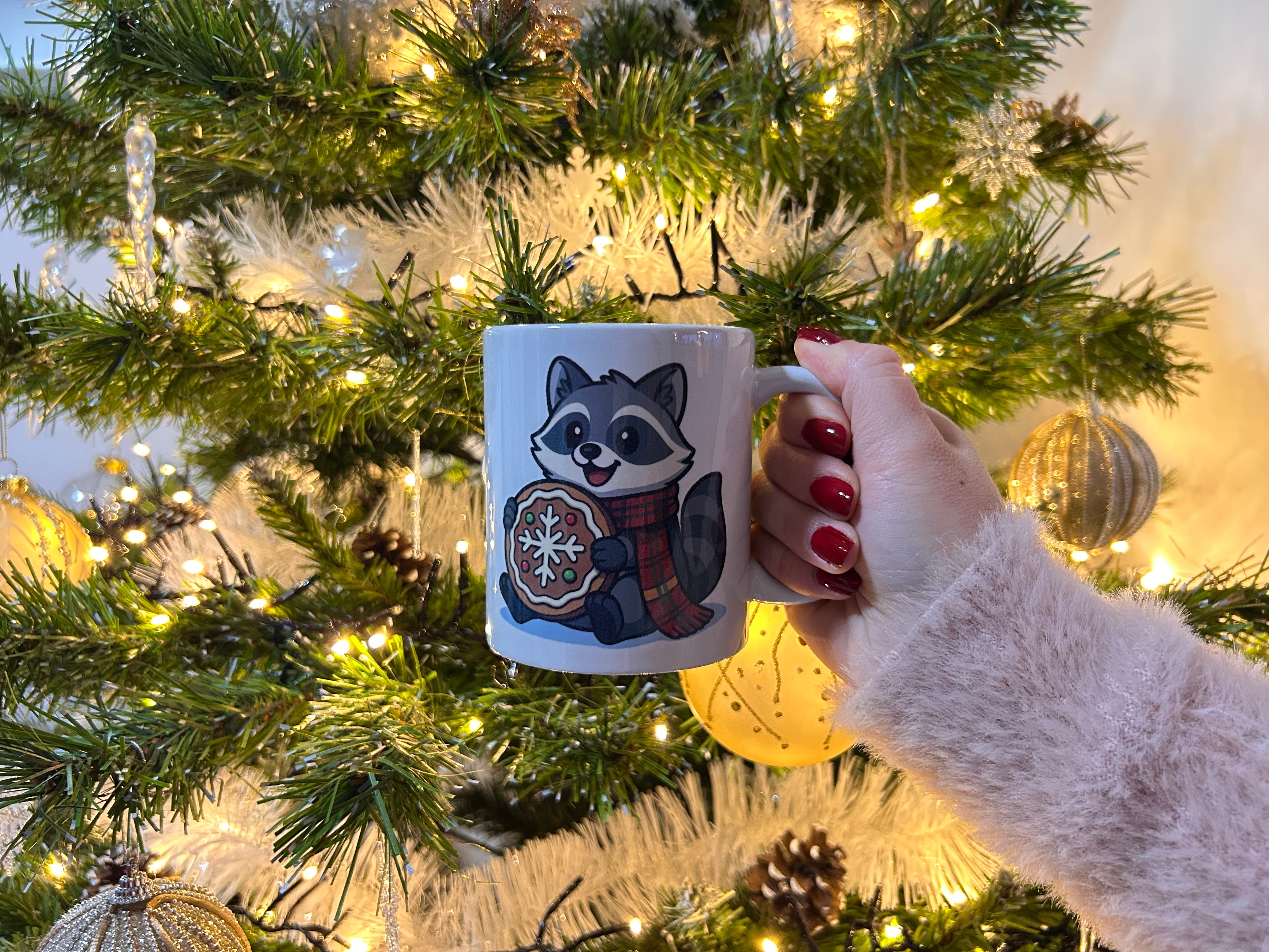 Mug édition Noël et Nouvel An - Raton laveur