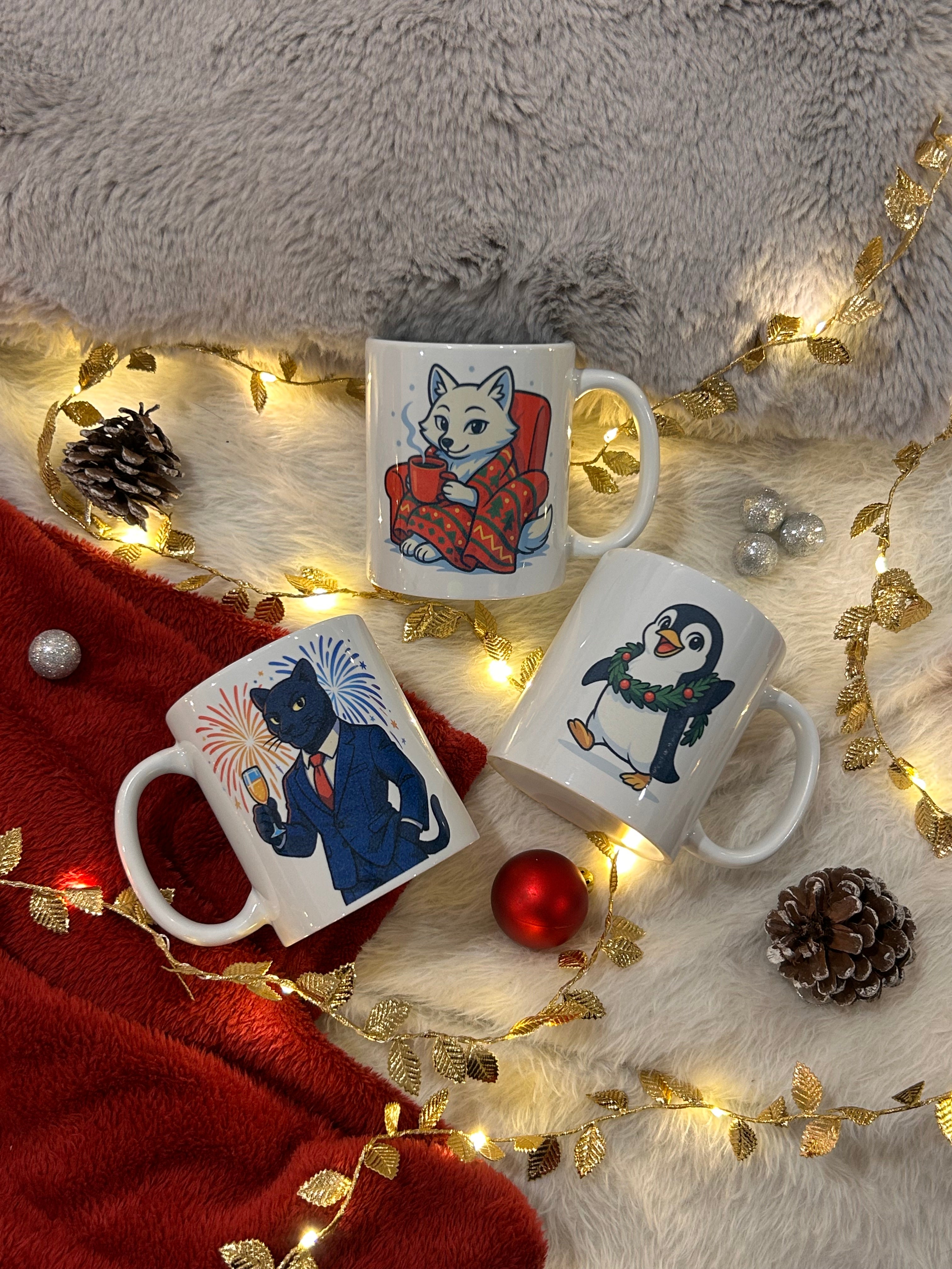 Mug édition Noël et Nouvel An - Pingouin