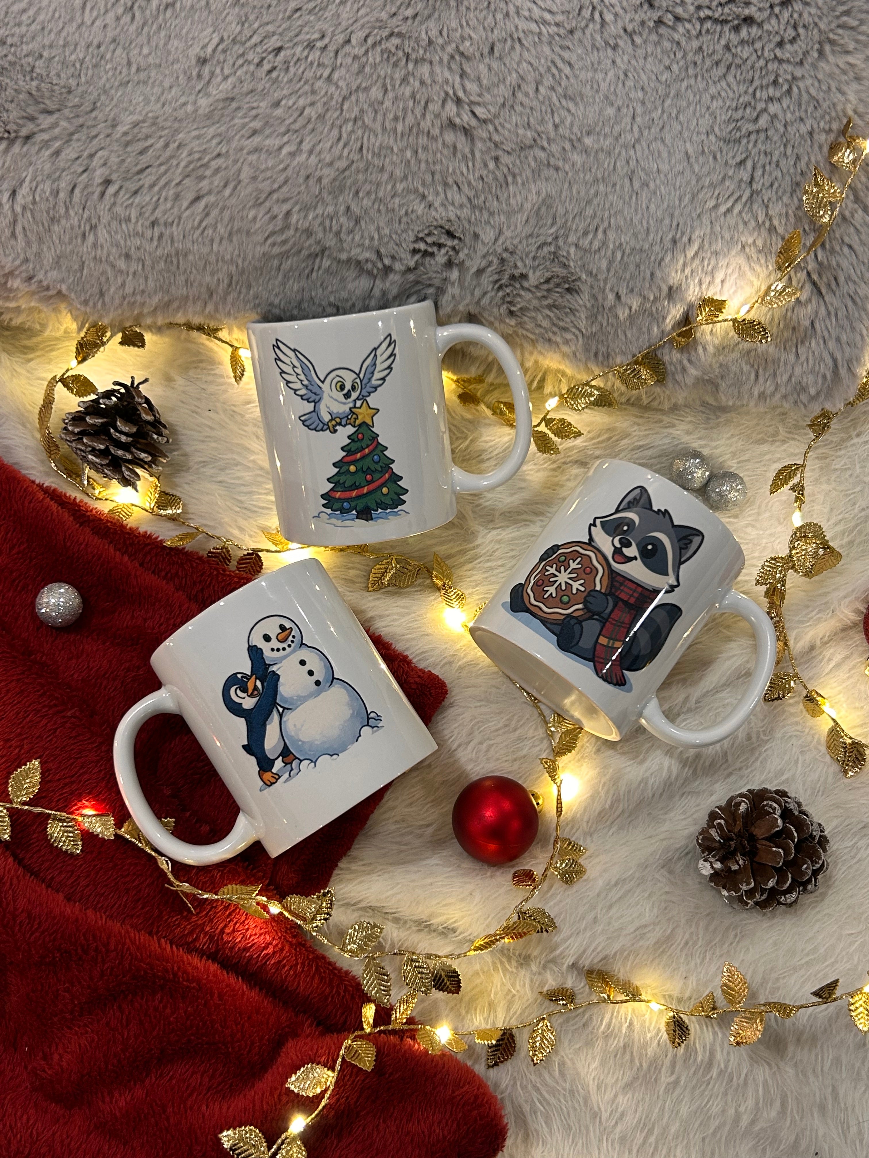 Mug édition Noël et Nouvel An - Raton laveur