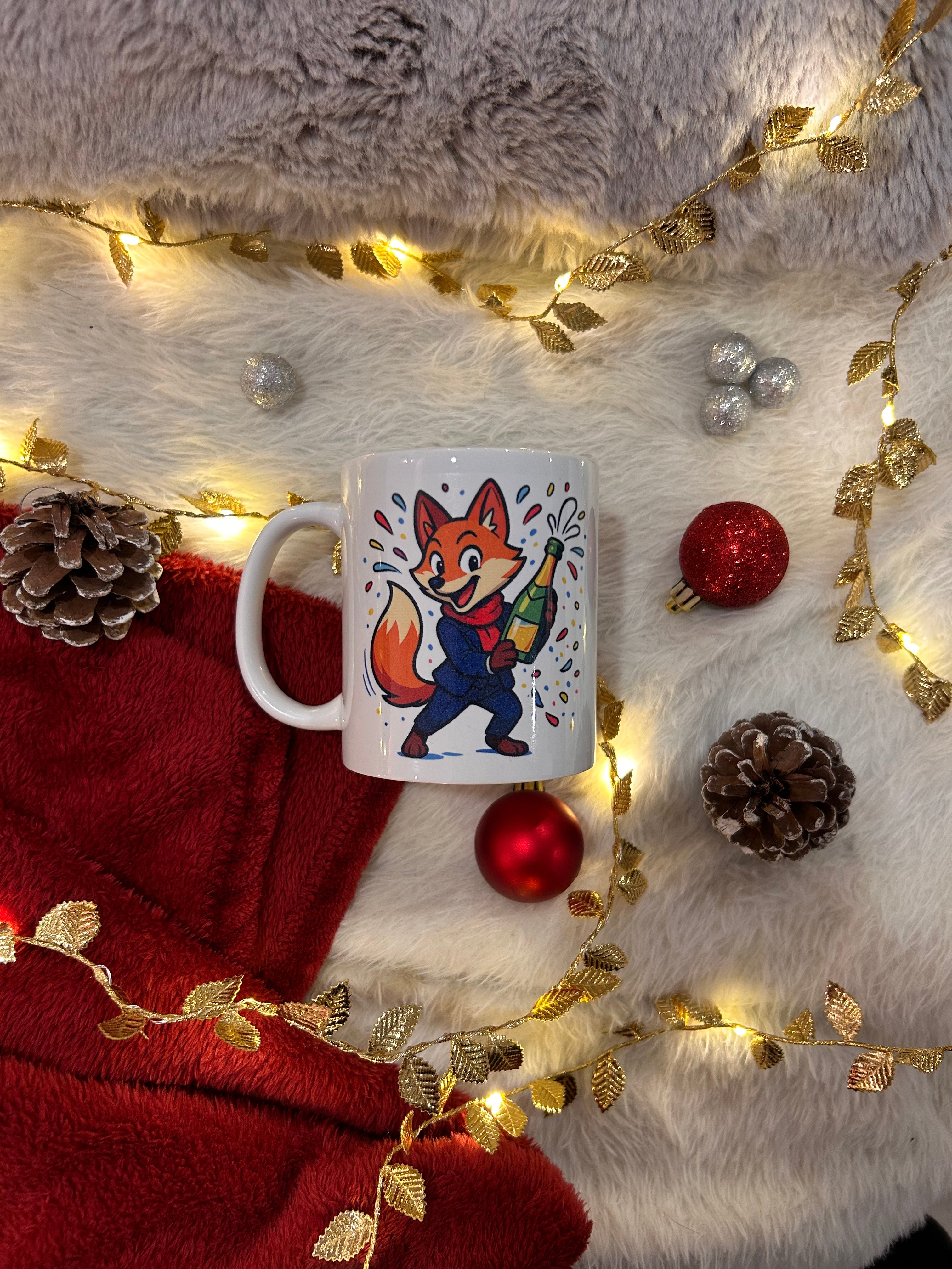 Mug édition Noël et Nouvel An - Renard festif