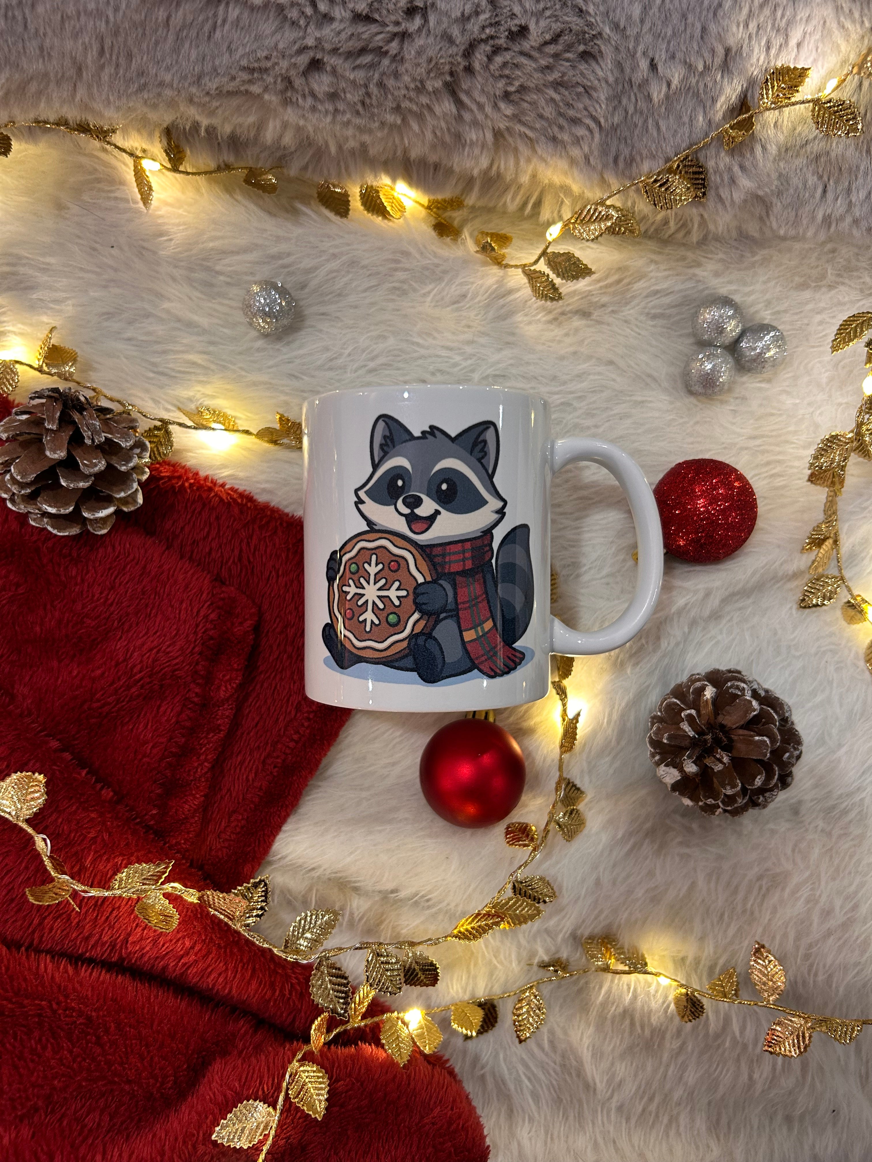 Mug édition Noël et Nouvel An - Raton laveur